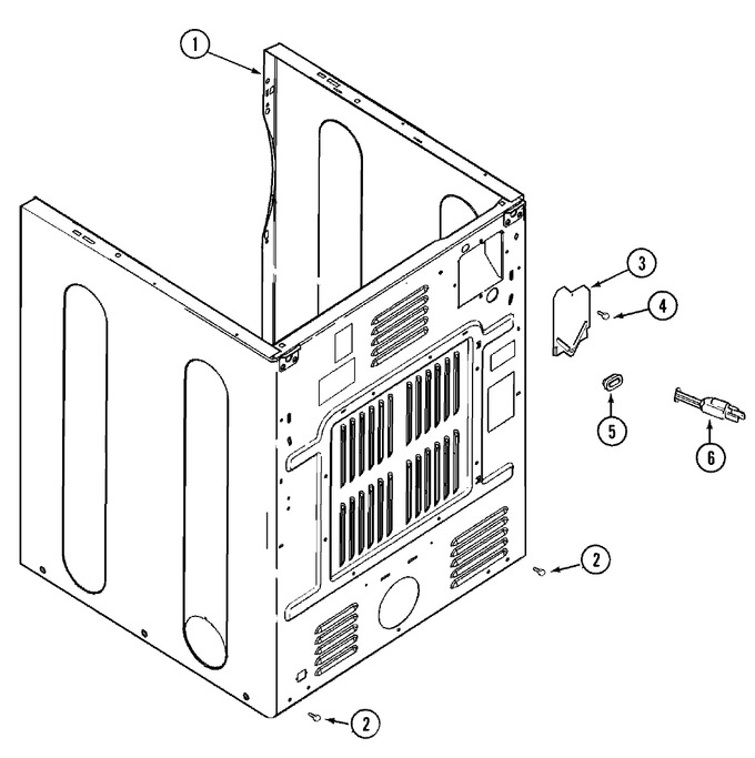 Diagram for MDG3500BWW