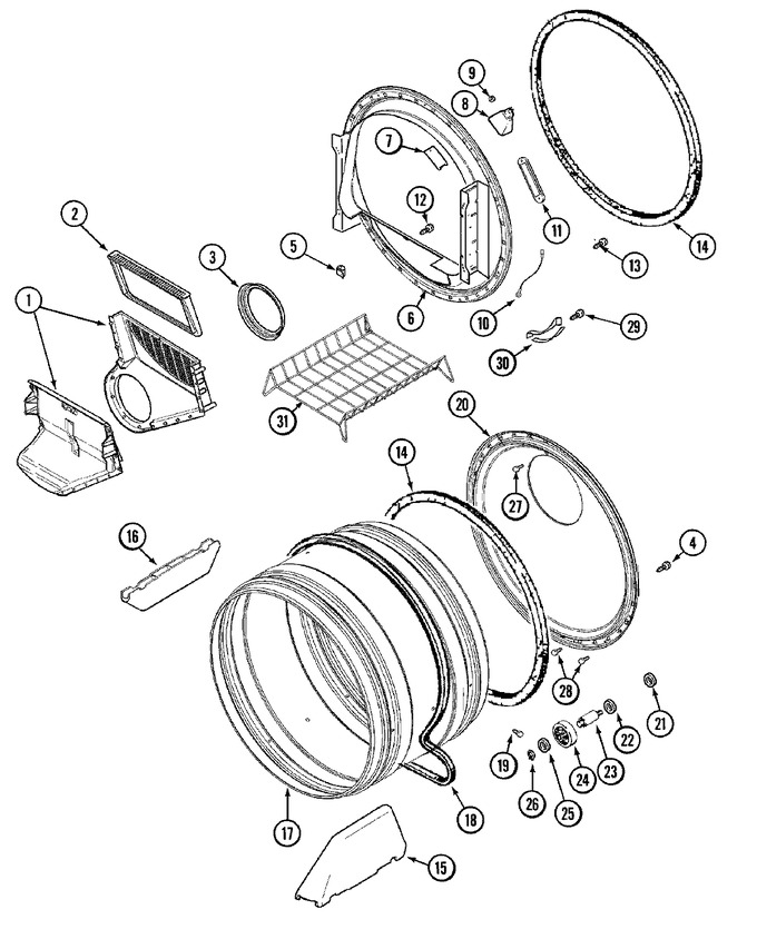 Diagram for MDG8000BWW