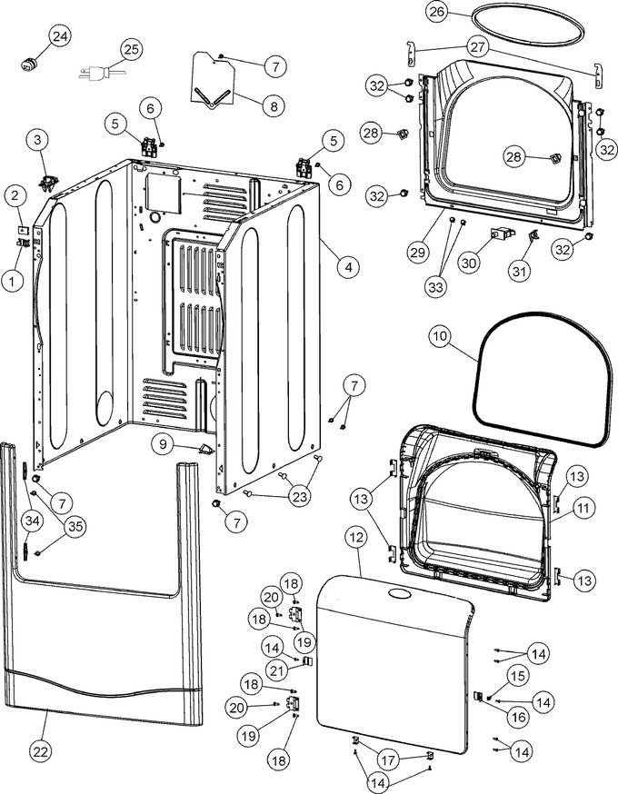 Diagram for MDG9800AWW