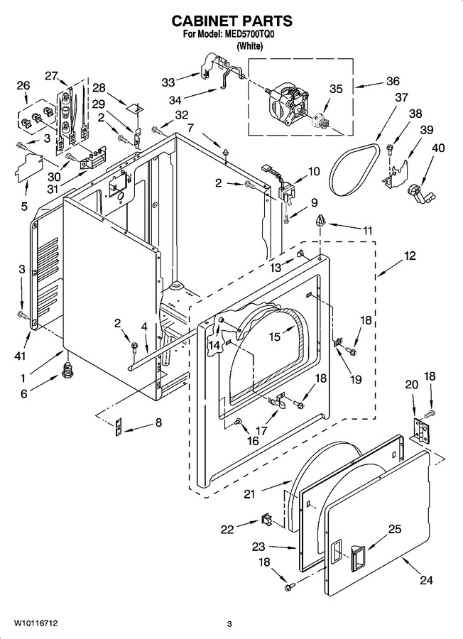 Diagram for MED5700TQ0