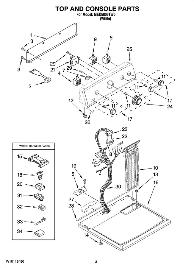 Diagram for MED5805TW0