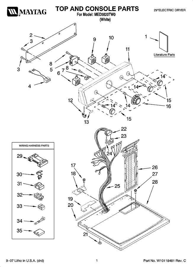 Diagram for MED5820TW0
