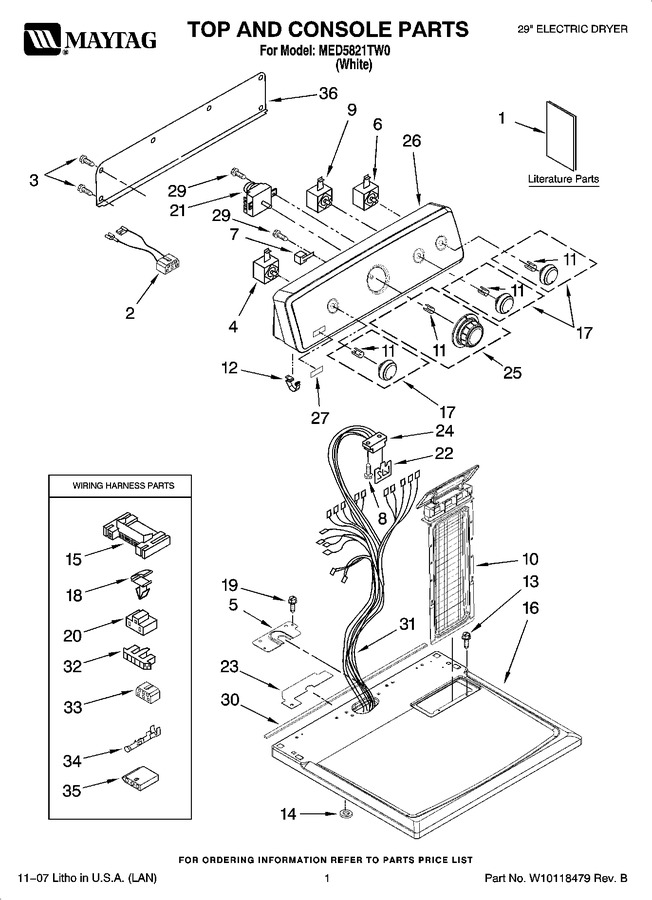 Diagram for MED5821TW0