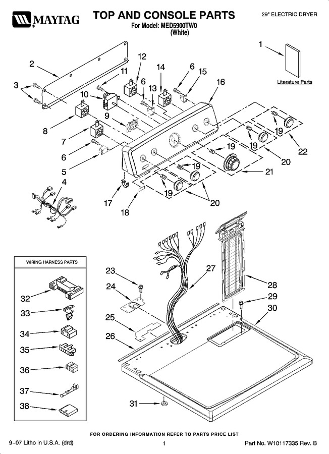Diagram for MED5900TW0