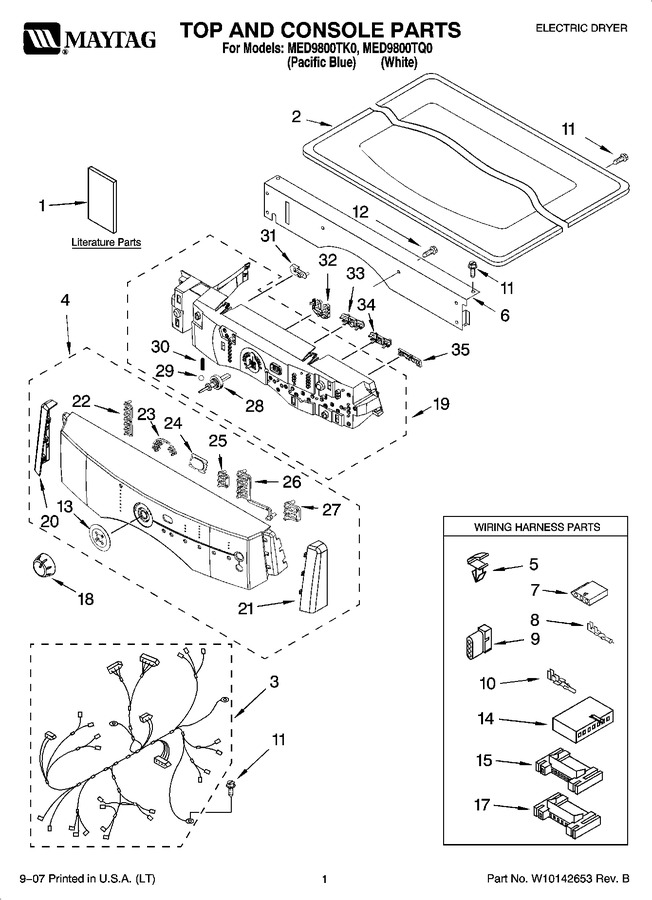 Diagram for MED9800TQ0