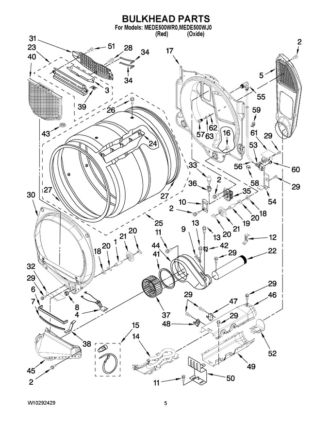 Diagram for MEDE500WR0