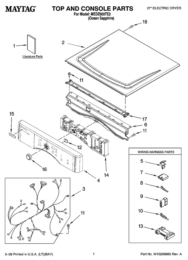 Diagram for MEDZ600TE2