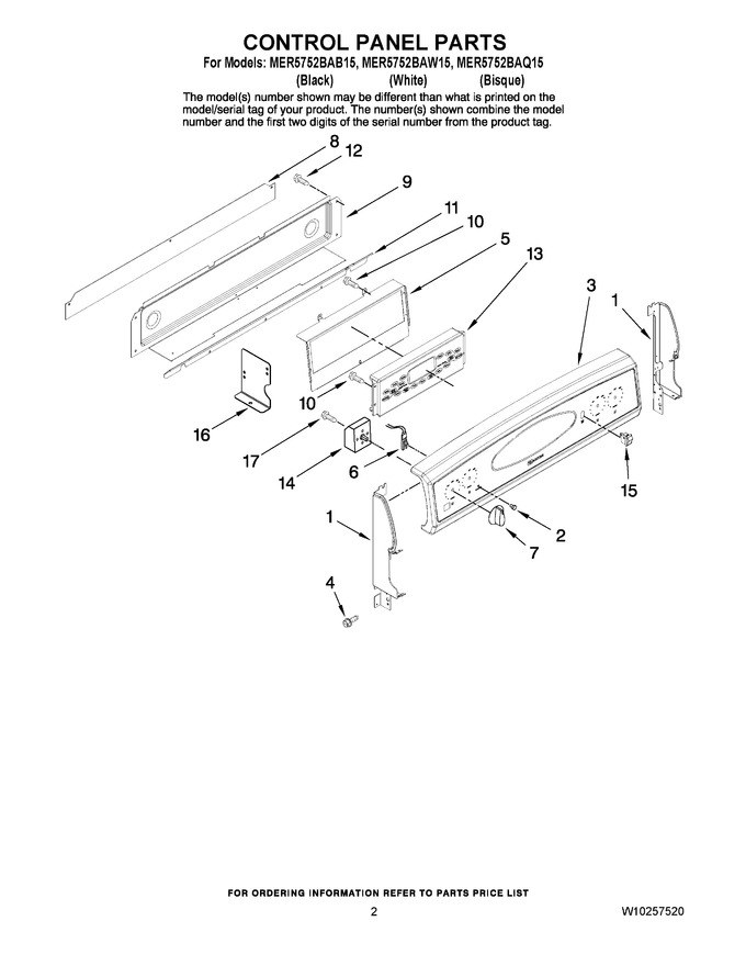 Diagram for MER5752BAW15