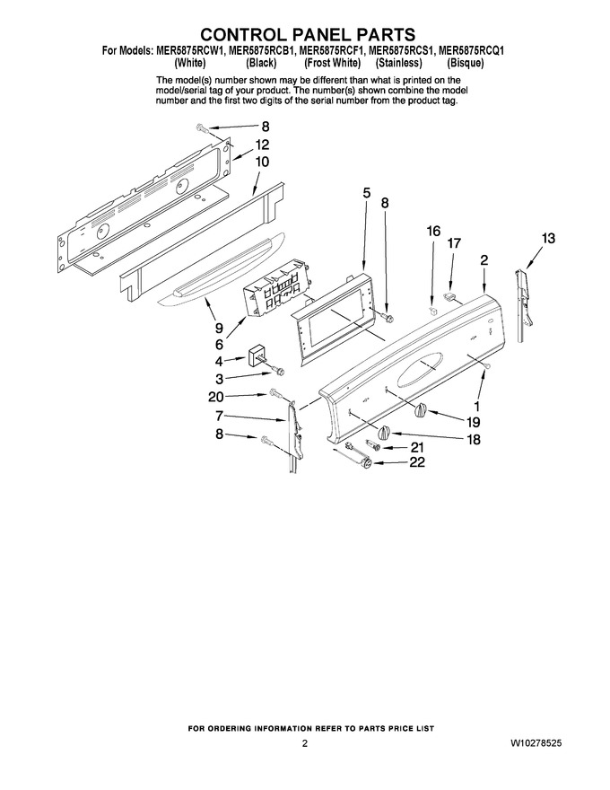 Diagram for MER5875RCB1