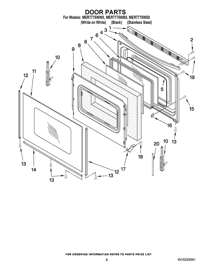 Diagram for MER7775WS0