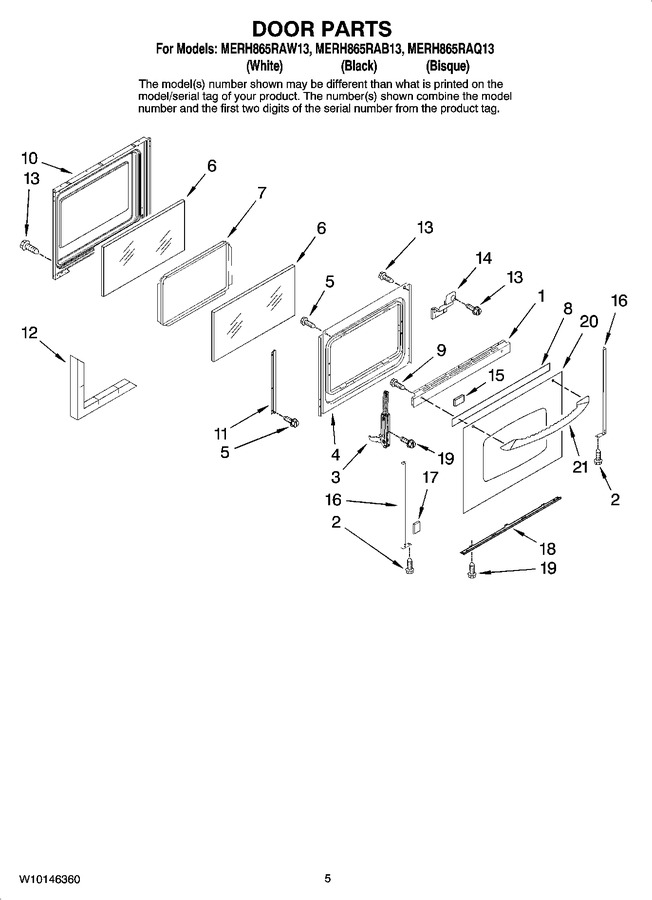 Diagram for MERH865RAQ13
