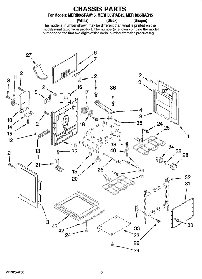 Diagram for MERH865RAQ15