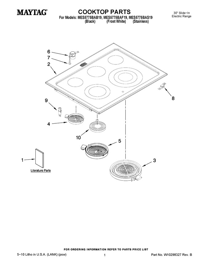 Diagram for MES5775BAB19