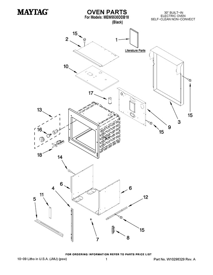 Diagram for MEW5530DDB18