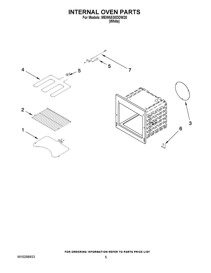 Diagram for MEW6530DDW20