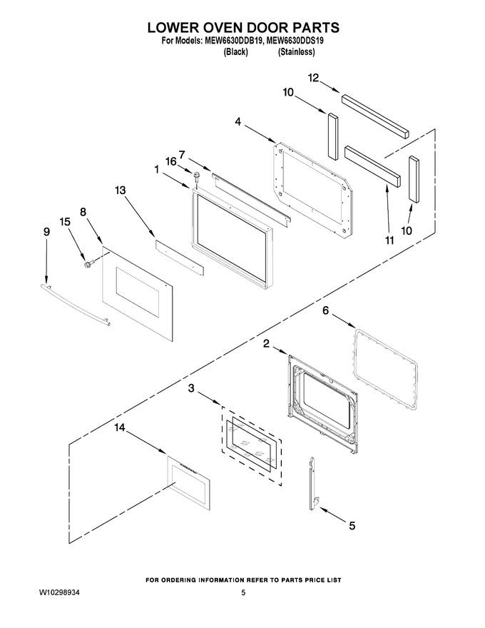 Diagram for MEW6630DDB19