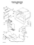 Diagram for 02 - Freezer Liner Parts
