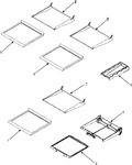Diagram for 15 - Refrigerator Shelves