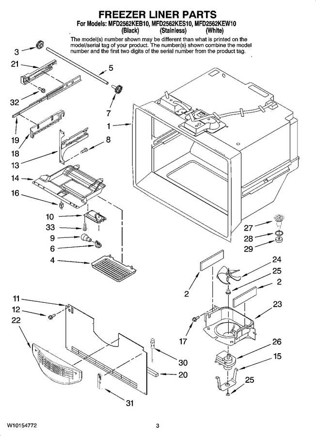 Diagram for MFD2562KEB10