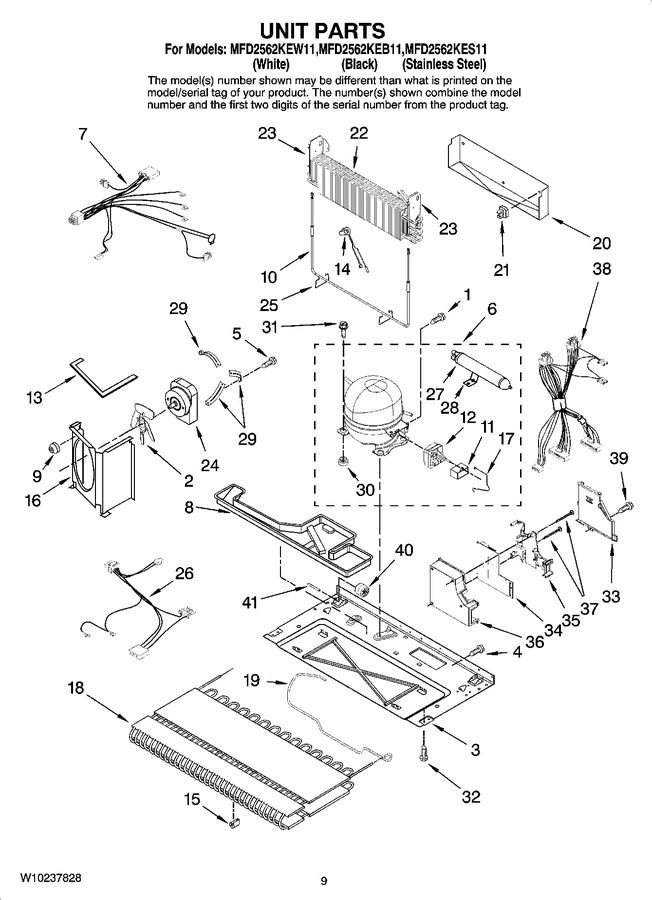 Diagram for MFD2562KEB11