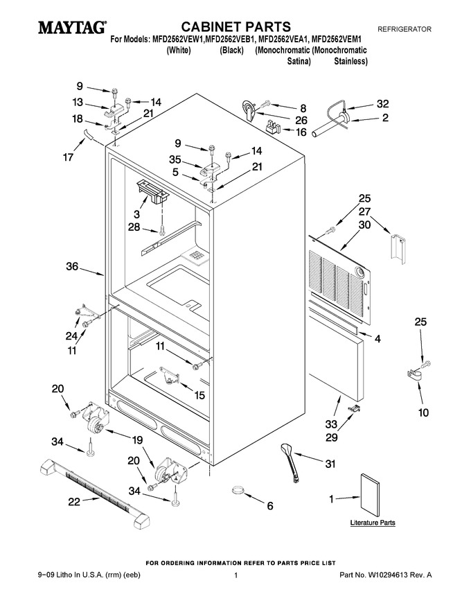 Diagram for MFD2562VEM1