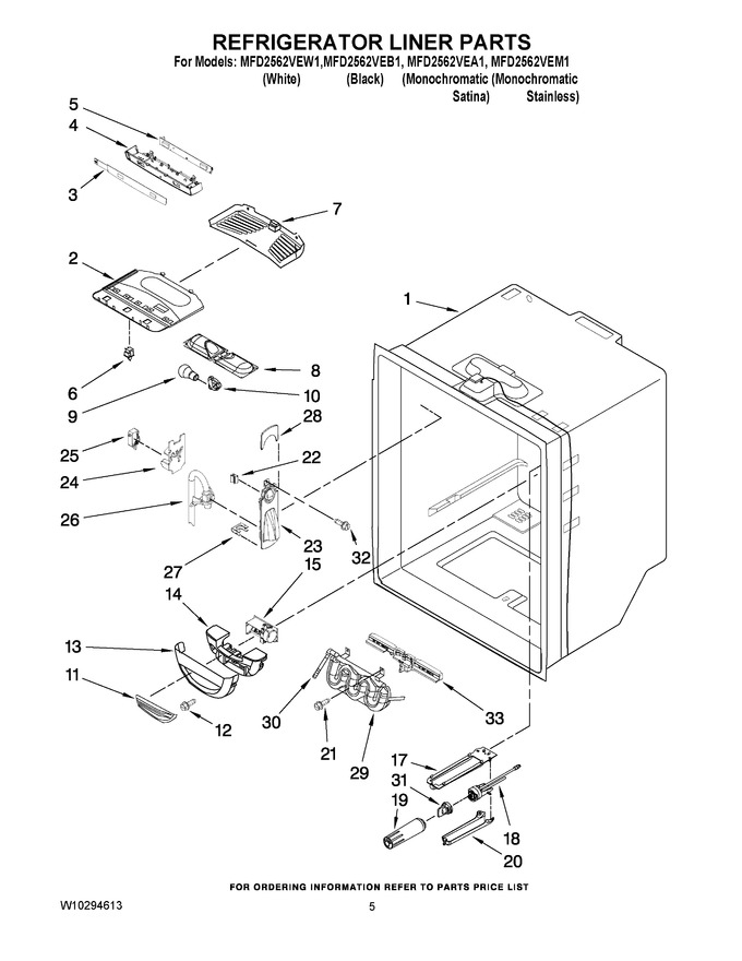 Diagram for MFD2562VEW1