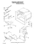 Diagram for 02 - Freezer Liner Parts