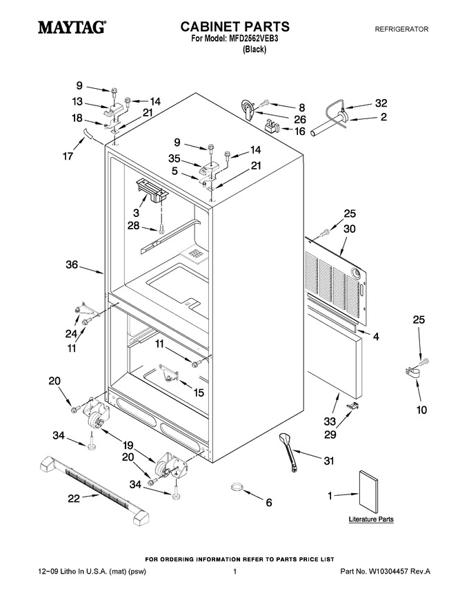 Diagram for MFD2562VEB3