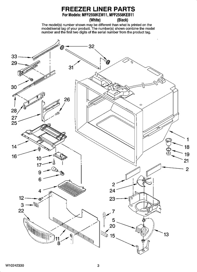 Diagram for MFF2558KEB11