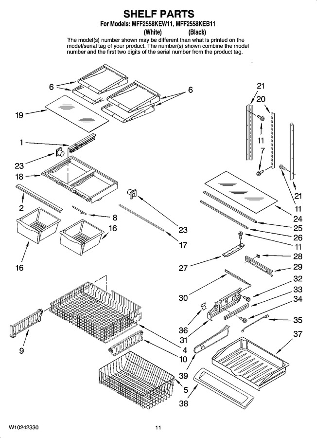 Diagram for MFF2558KEW11