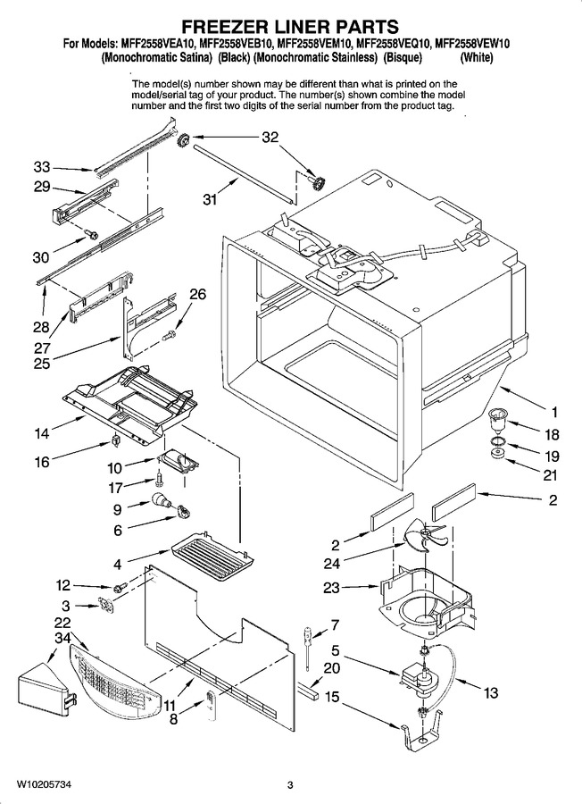 Diagram for MFF2558VEB10