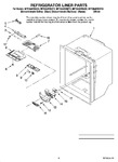 Diagram for 04 - Refrigerator Liner Parts