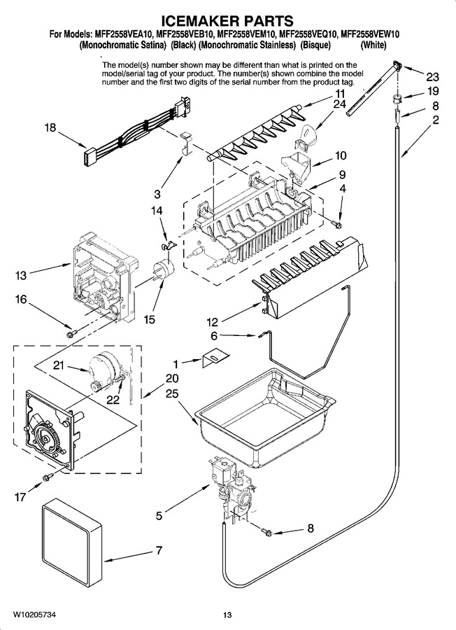 Diagram for MFF2558VEB10