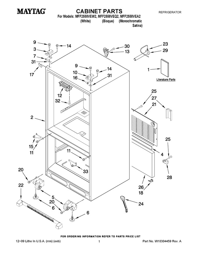 Diagram for MFF2558VEW2