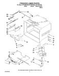 Diagram for 02 - Freezer Liner Parts