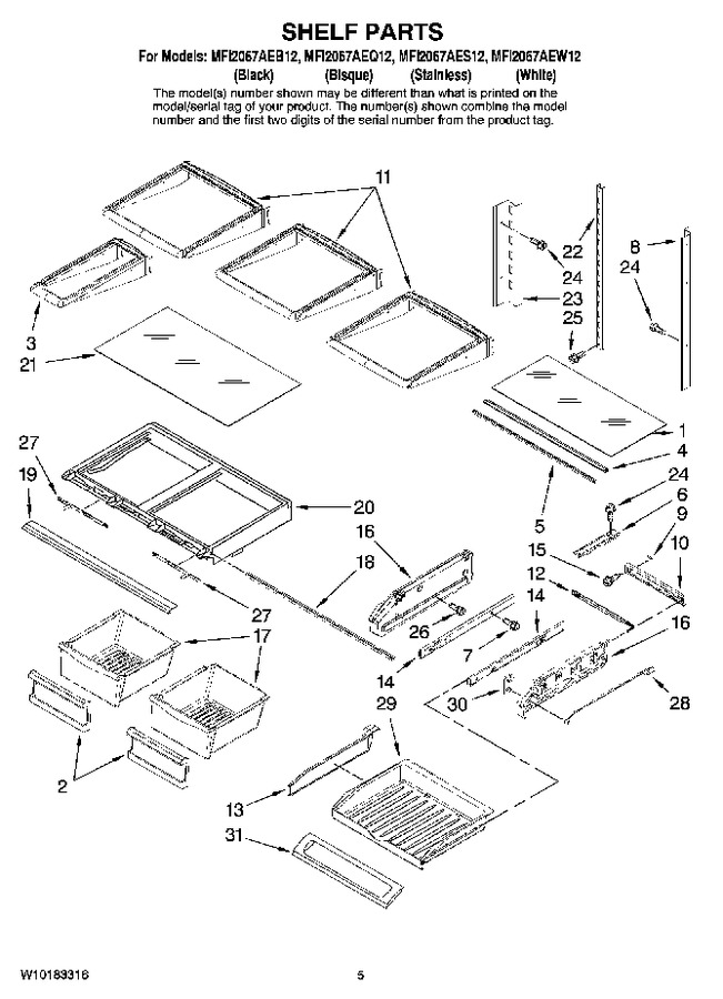 Diagram for MFI2067AEW12