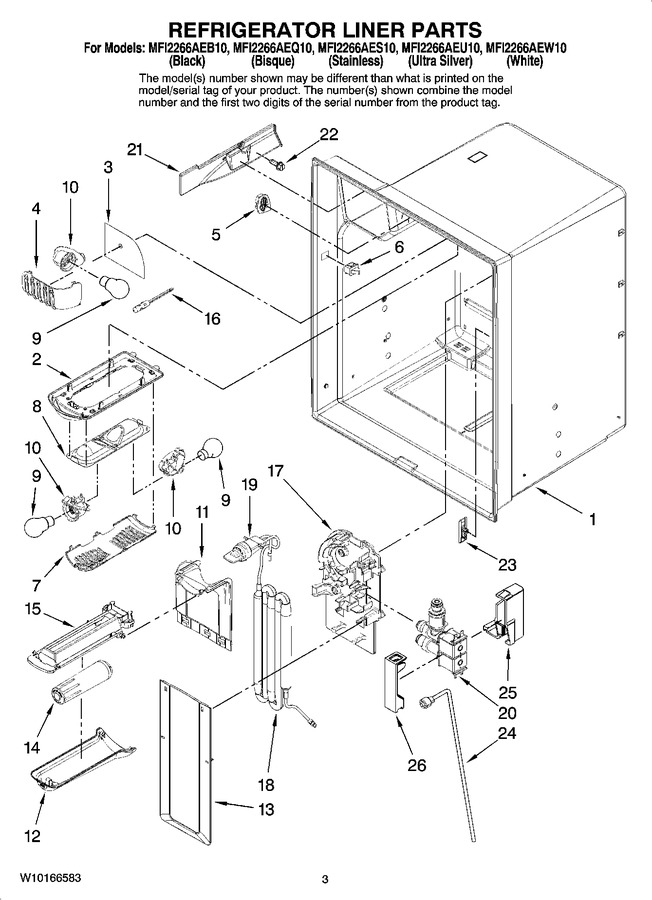 Diagram for MFI2266AEW10