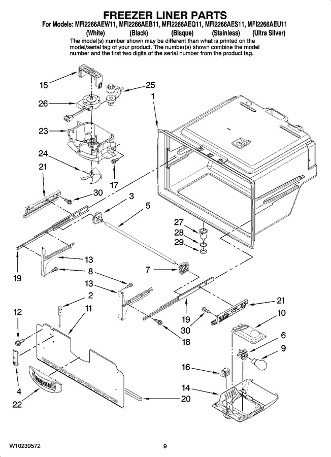 Diagram for MFI2266AEW11