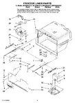 Diagram for 05 - Freezer Liner Parts