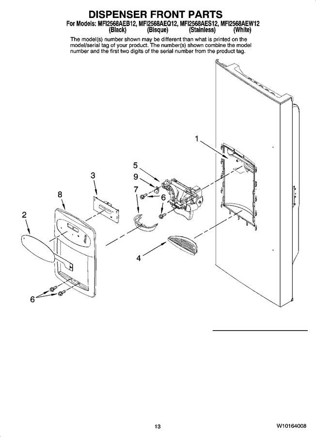 Diagram for MFI2568AEW12