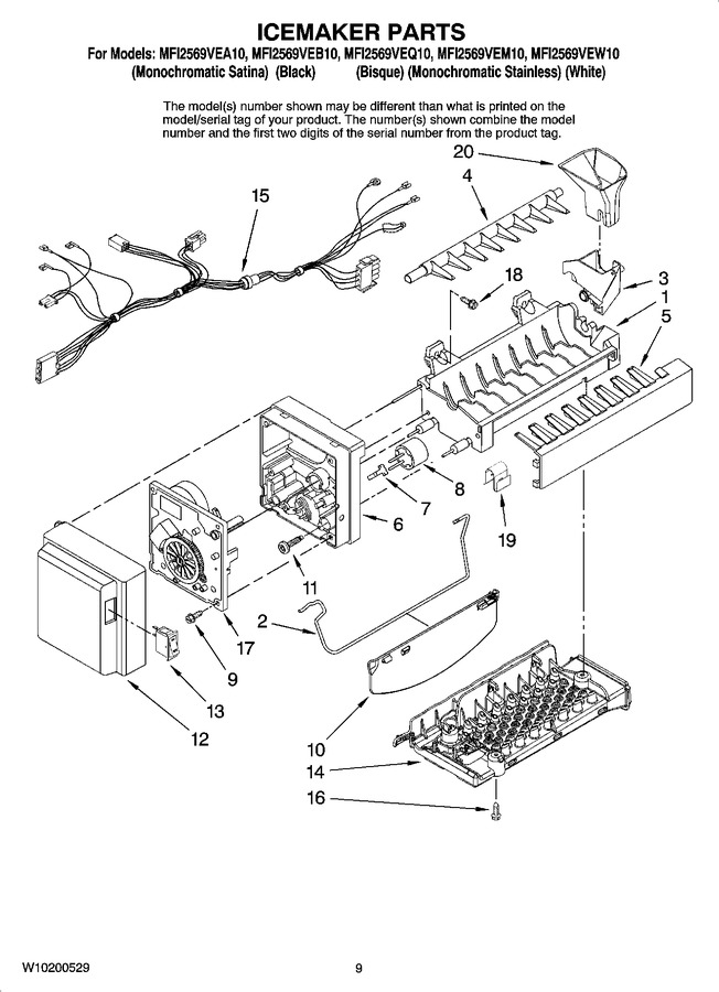 Diagram for MFI2569VEA10