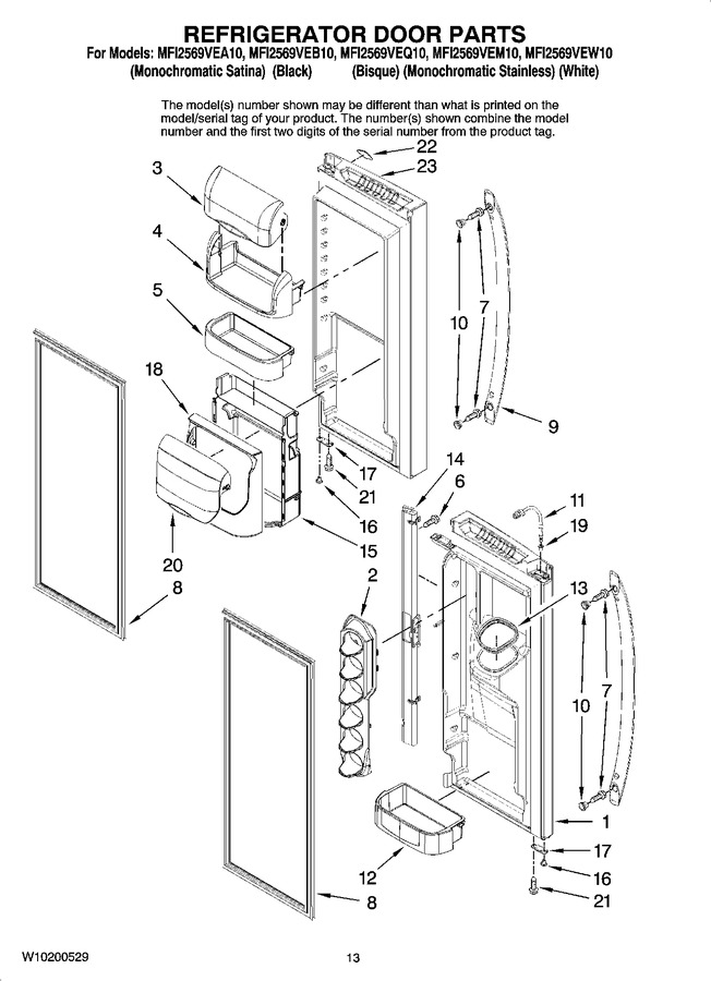 Diagram for MFI2569VEA10