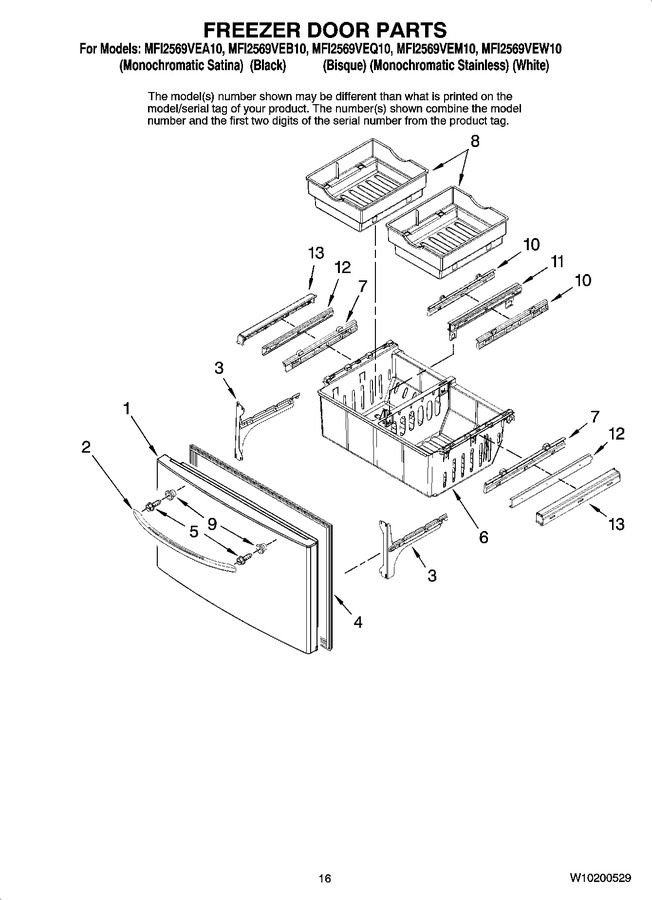 Diagram for MFI2569VEW10