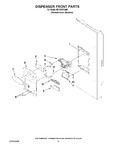 Diagram for 08 - Dispenser Front Parts