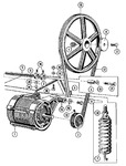 Diagram for 10 - Motor & Basket Pulley