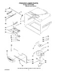 Diagram for 02 - Freezer Liner Parts