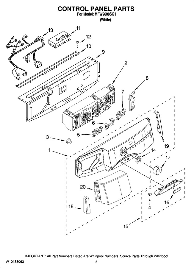 Diagram for MFW9600SQ1