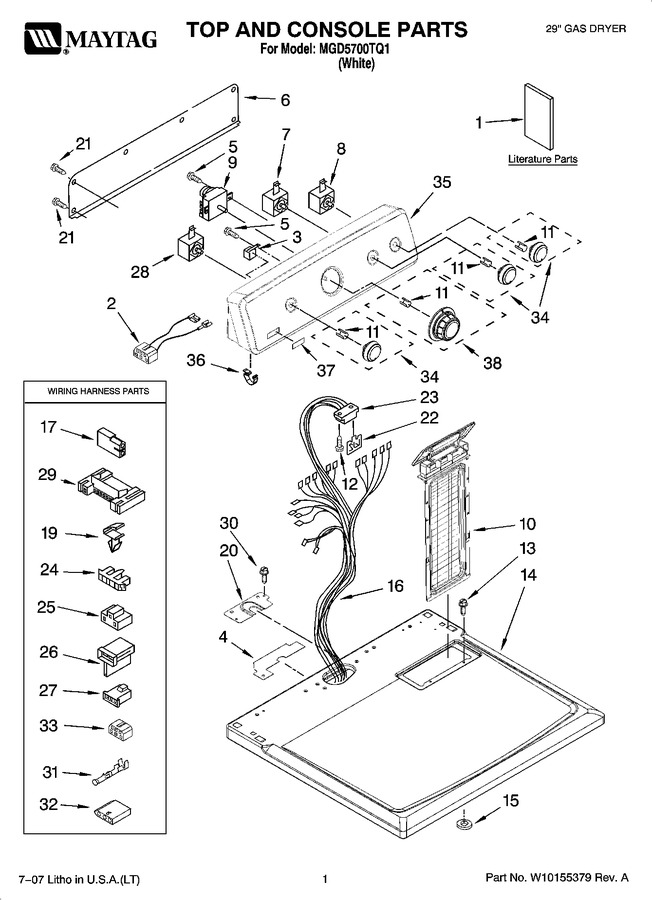 Diagram for MGD5700TQ1