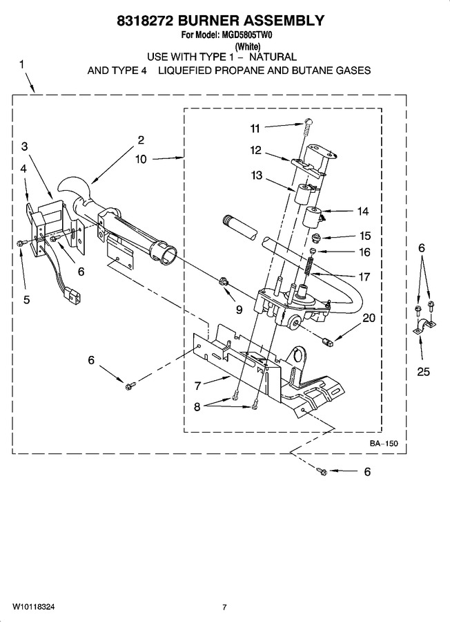 Diagram for MGD5805TW0
