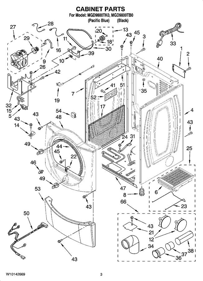 Diagram for MGD9800TB0